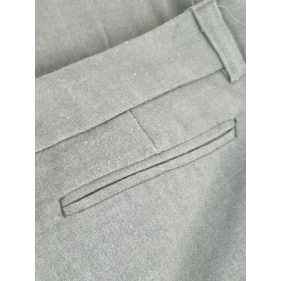 Womens Necessary Objects Gray Dress Pants Wide Leg 2Faux Pockets 10/M Flat Front - Picture 9 of 9